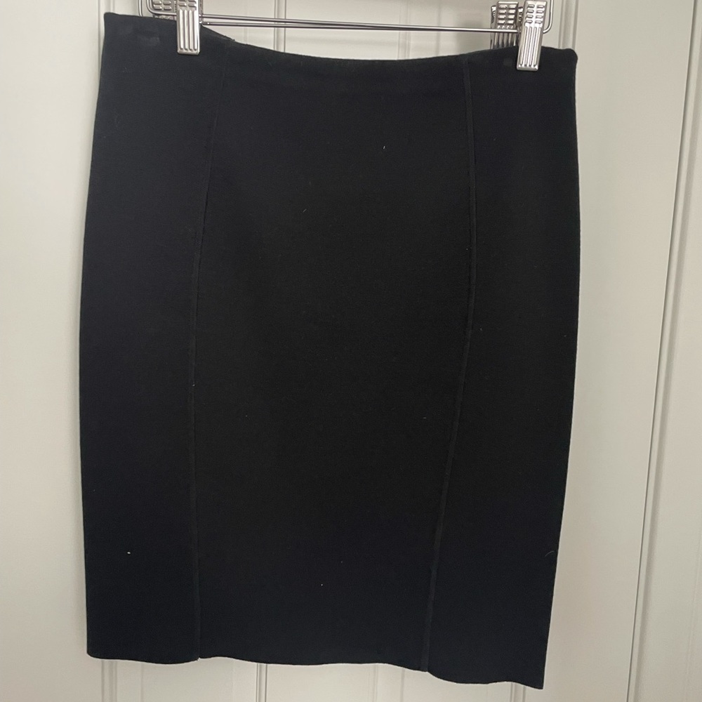 Theory black pencil skirt